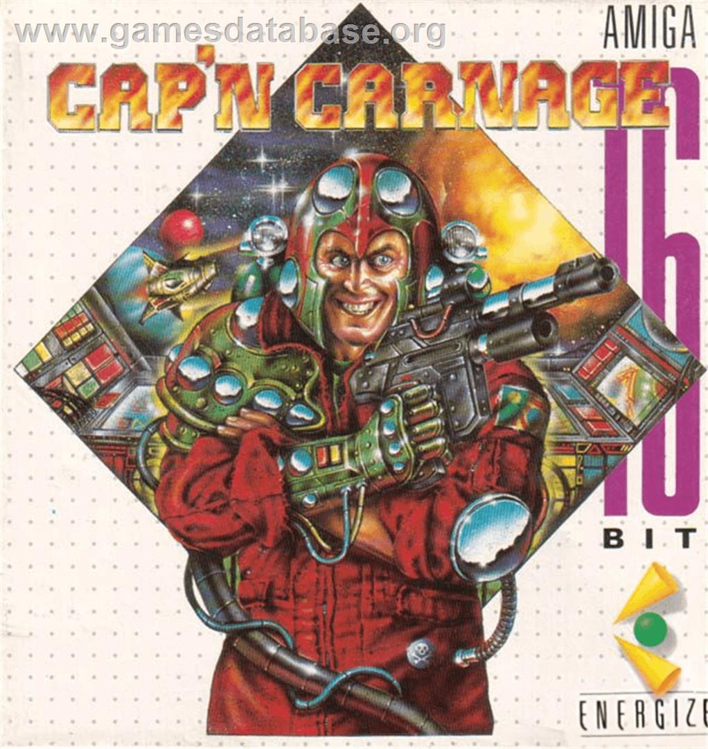 Cap'n Carnage - Commodore Amiga - Artwork - Box